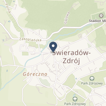 Uzdrowisko Świeradów - Czerniawa - Grupa PGU na mapie