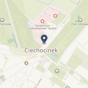 SPZOZ Sanatorium Uzdrowiskowe Ministerstwa Spraw Wewnętrzynych i Administracji "Orion" w Ciechocinku na mapie