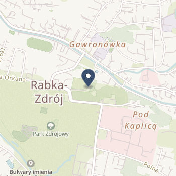 Uzdrowisko Rabka na mapie