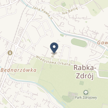 Uzdrowisko Rabka na mapie