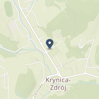 Uzdrowisko Krynica-Żegiestów na mapie