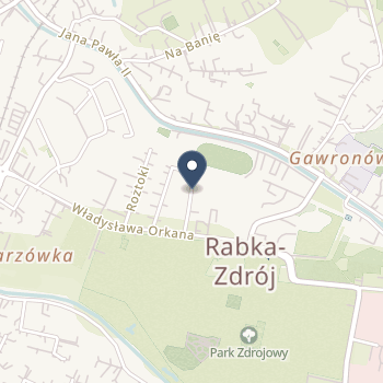 Uzdrowisko Rabka na mapie