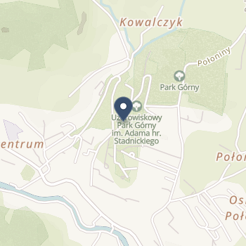 Uzdrowisko Szczawnica na mapie